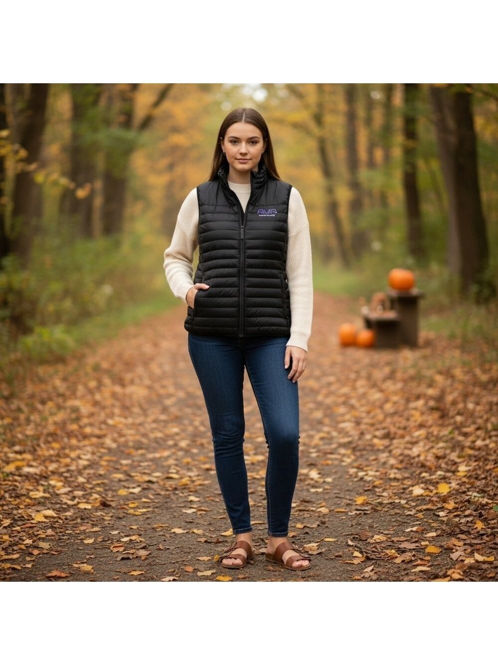 Roots73 eagle cove  puffer down feathers vest size XL